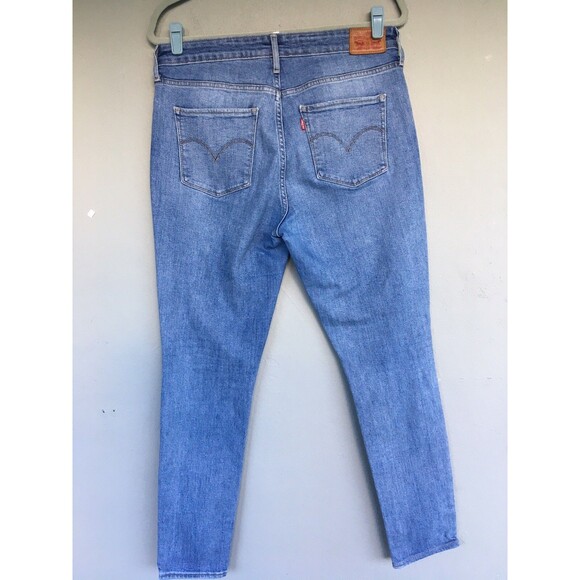Levi’s 721 High Rise Skinny Jeans Womens 31x30 Distressed Stretch Casual School - Picture 6 of 11